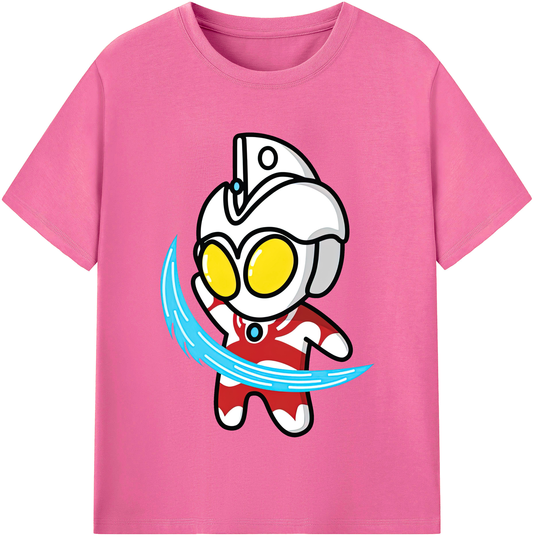 （画像用） ウルトラマン Ultraman レディースカジュアルプリントTシャツ（綿100％）